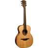 LAG Tramontane Travel Guitar Red Cedar Acoustic Natural w/Bag