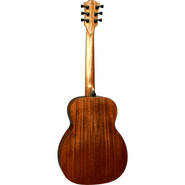 LAG Tramontane Travel Guitar Red Cedar A/E Natural w/Bag
