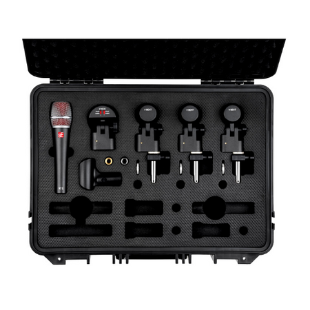 Microphone - SE V-PACK-US-VENUE V Pack Feat. V Kick 2 V Beat W/Clamps V7 X with Case