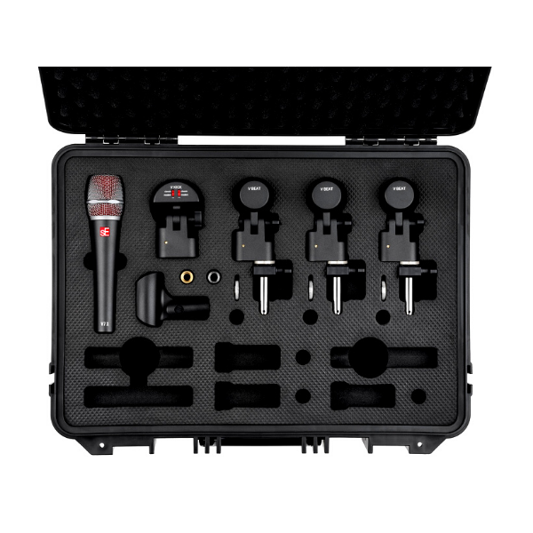 Microphone - SE V-PACK-US-VENUE V Pack Feat. V Kick 2 V Beat W/Clamps V7 X with Case