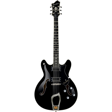 Hagstrom Viking Semi-Hollow Body Black Gloss