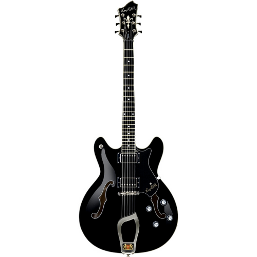 Hagstrom Viking Semi-Hollow Body Black Gloss