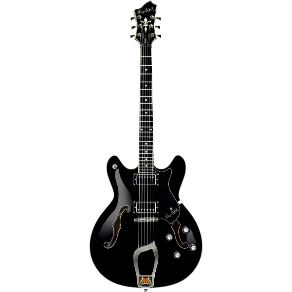 Hagstrom Viking Semi-Hollow Body Black Gloss