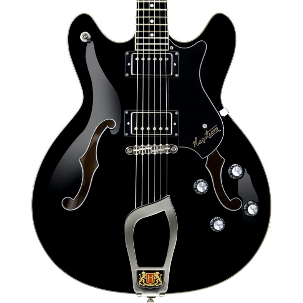 Hagstrom Viking Semi-Hollow Body Black Gloss