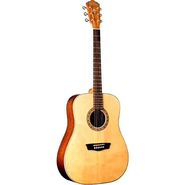 Washburn Guitars Dreadnought Solid Spruce Top Acoustic Gloss Finish