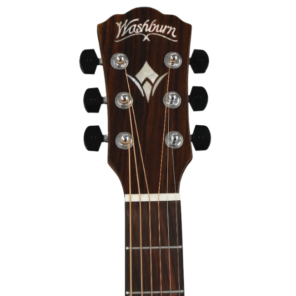Washburn WLO100SWEK-D Woodline Solidwood Series Orchestra  Cutaway Acoustic-Electric Guitar