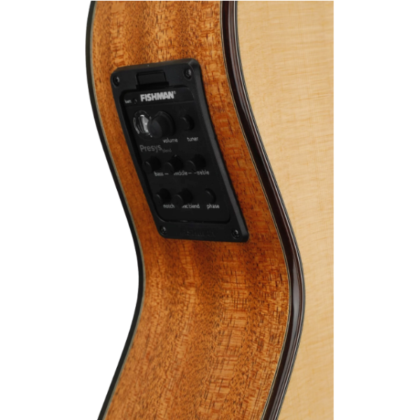 Washburn WLO100SWEK-D Woodline Solidwood Series Orchestra  Cutaway Acoustic-Electric Guitar