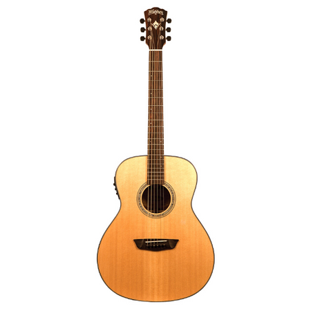 Washburn WLO100SWEK-D Woodline Solidwood Series Orchestra  Cutaway Acoustic-Electric Guitar