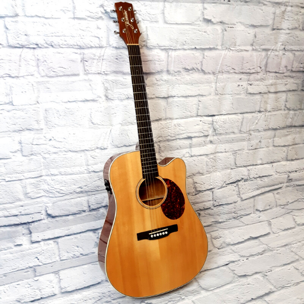 Jasmine Dreadnought Acoustic Electric Venetian Cutaway
