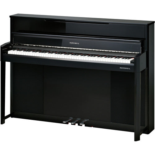 Piano - Kurzweil Home Piano Upright Compact Ebony Polish 2 BOX 5% Off at Check Out! "GoodMusic"