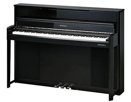 Piano -Kurzweil Home - (EA) Piano Upright Compact Ebony Polish - 2 Box